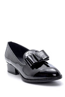 Women's Patent Leather Heel Detailed Shoes | Derimod