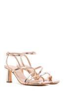 Women's Rose Gold Heeled Sandals | Derimod