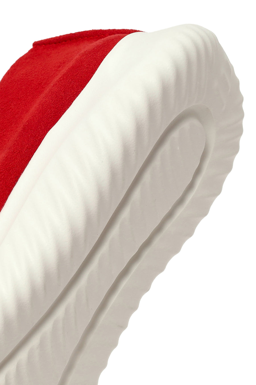 Women's Red Chunky Suede Shoes