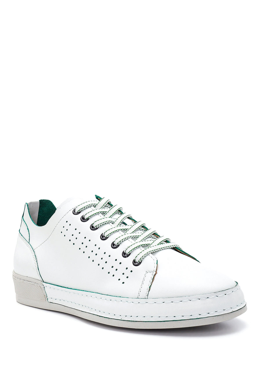 Erkek Beyaz Deri Sneaker