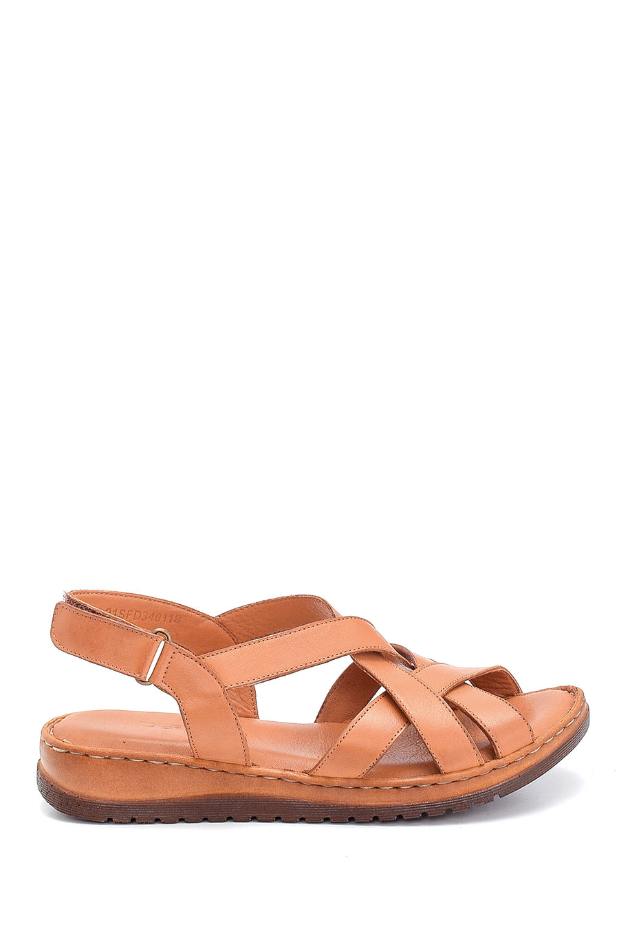 Women's Casual Leather Sandals 21SFD340118 | Derimod