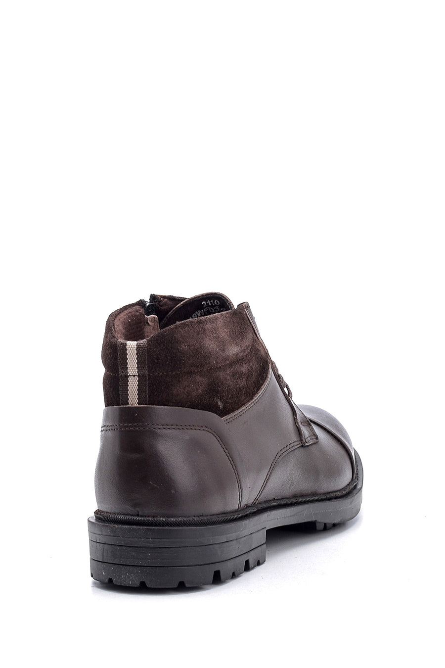Men's Suede Detailed Leather Boots