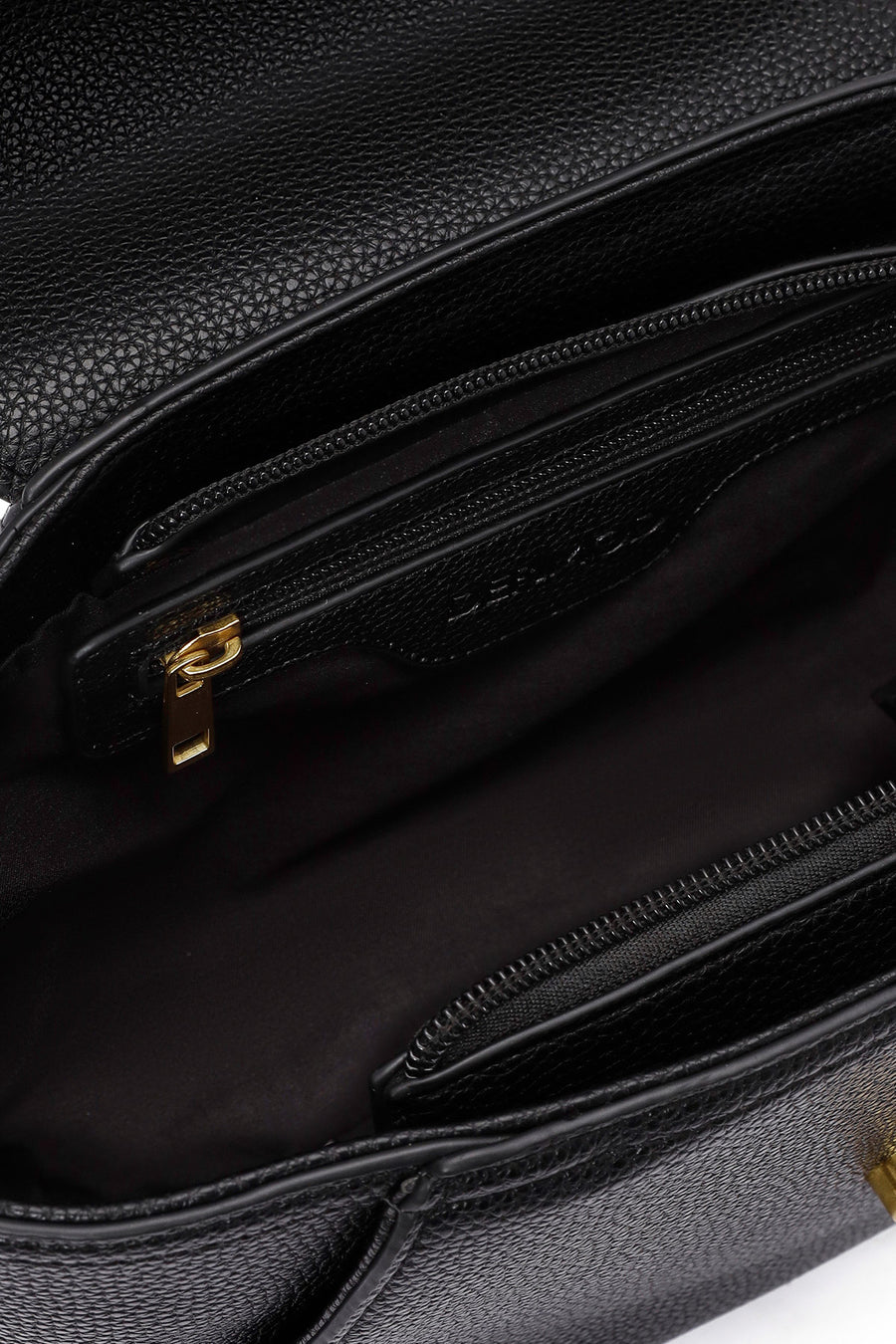 Women's Black Long Strap Mini Handbag