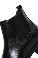 Men's Black Leather Chelsea Boots | Derimod