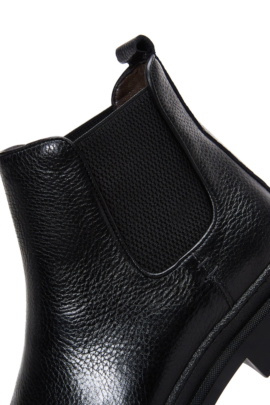 Men's Black Leather Chelsea Boots