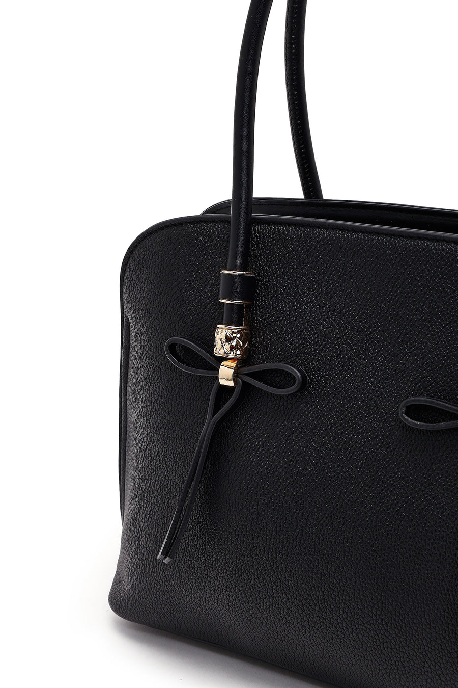 Women's Black Long Strap Classic Handbag