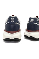 Derimod Studio Men's Navy Blue Lace-Up Thick-Soled Sneaker | Derimod