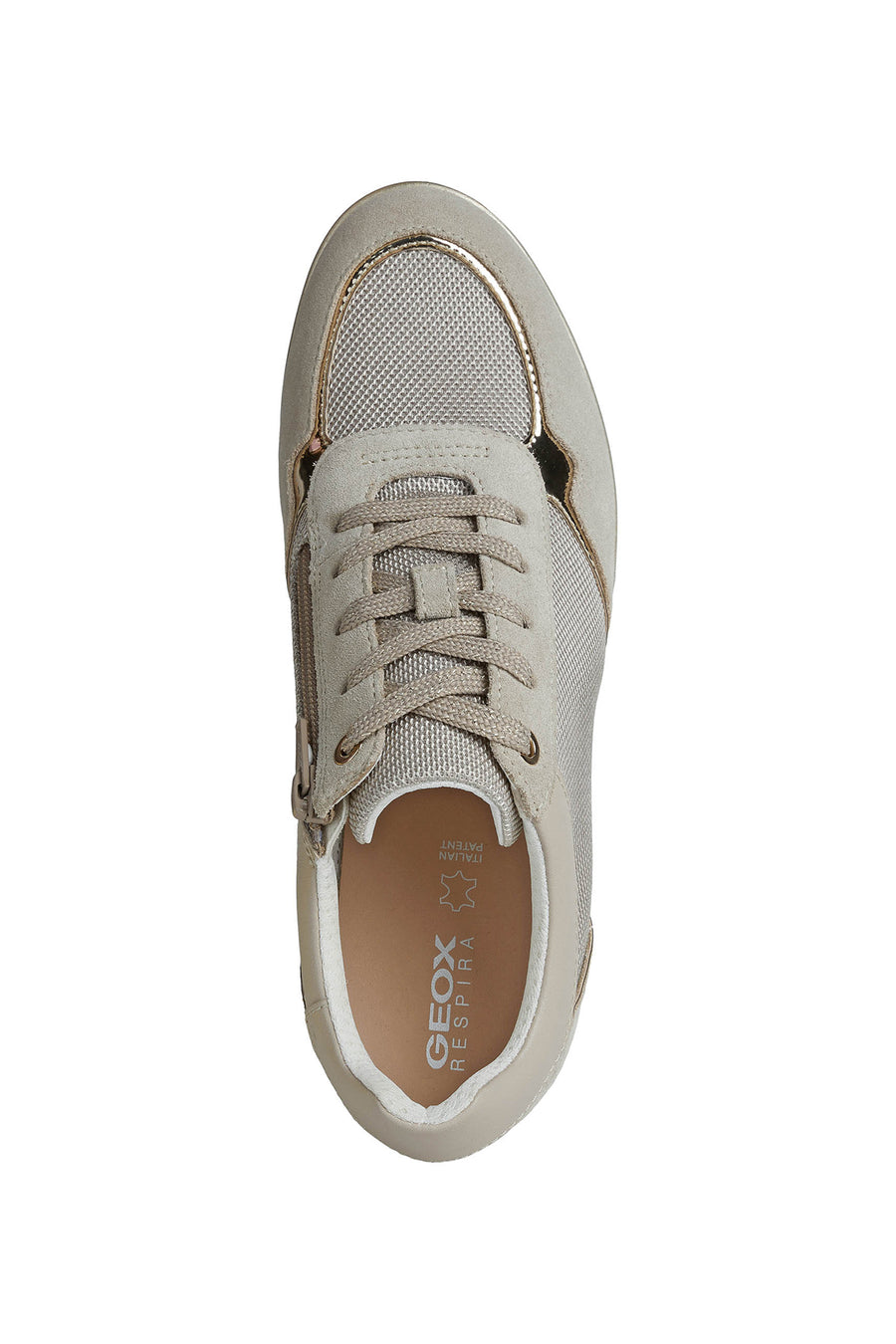 Geox Kadın Bej Ilde Dolgu Topuk Sneaker