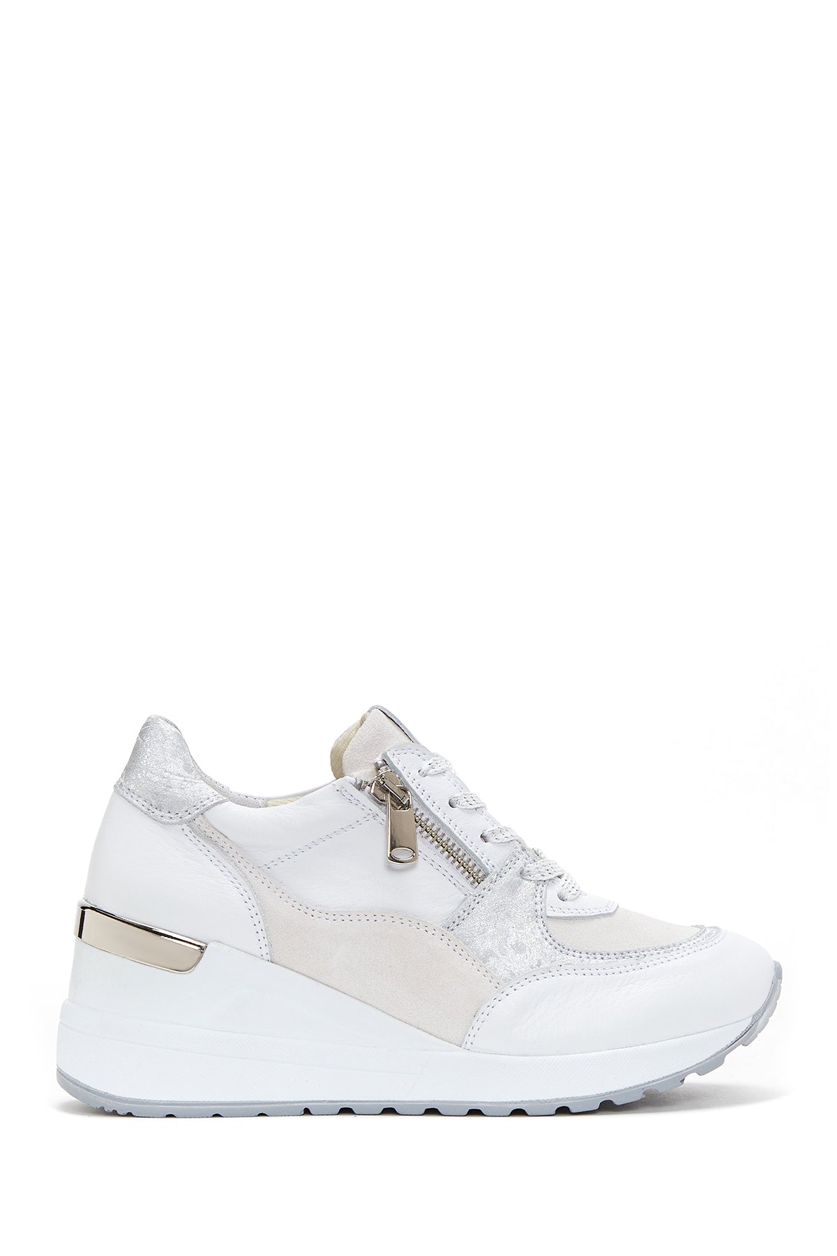 Kadın Deri Yüksek Taban Sneaker 22SFD371514 | Derimod