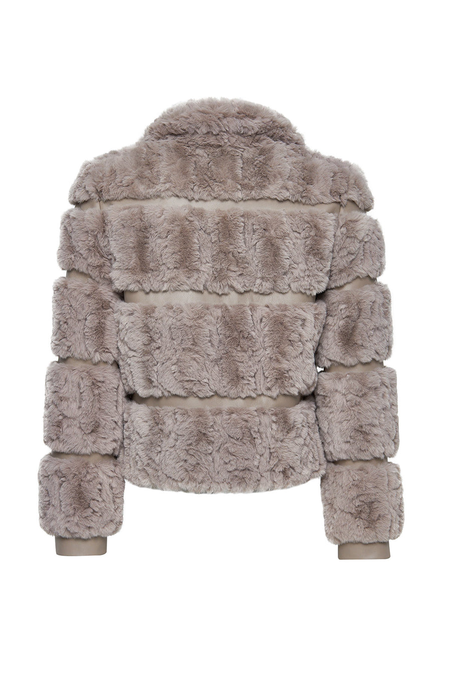 Melrose Women's Mink Teddy Leather Coat