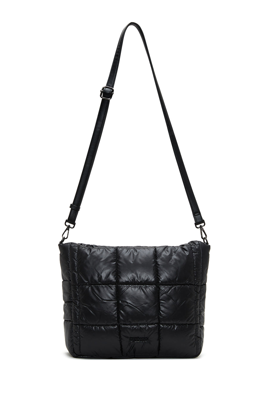 Women's Black Quilted Shoulder Bag