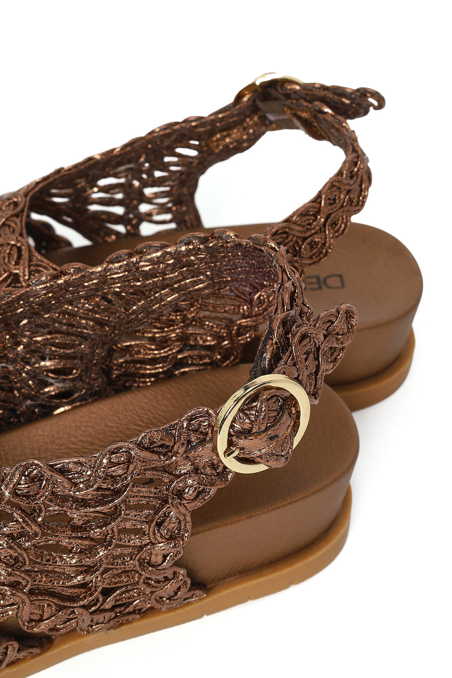 Woman Bronze Metallic Sandal