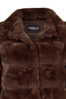 Dolomiti Woman Brown Short Teddy Coats | Derimod