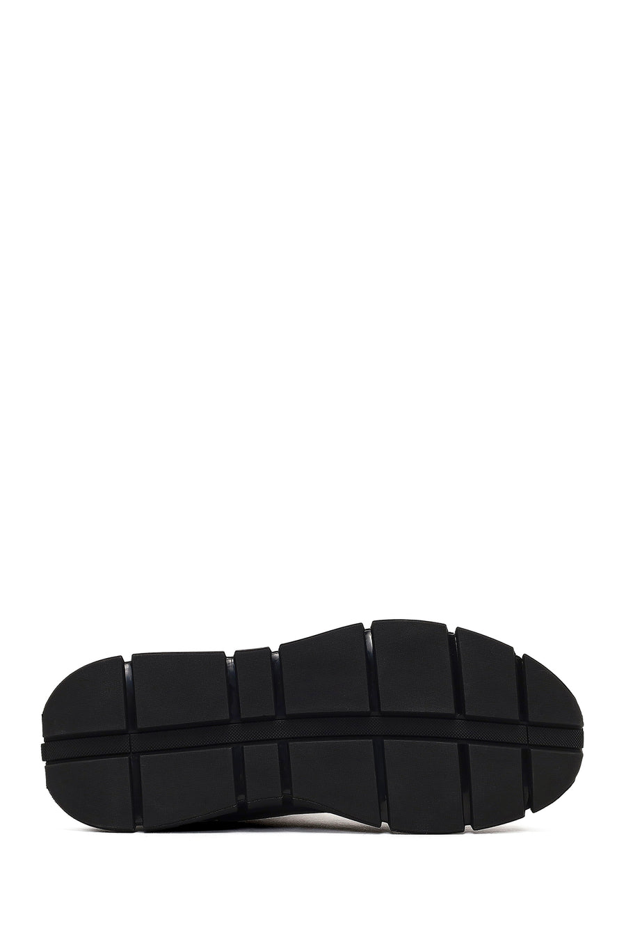 Male Black Thick-Soled Leather Chelsea Boots