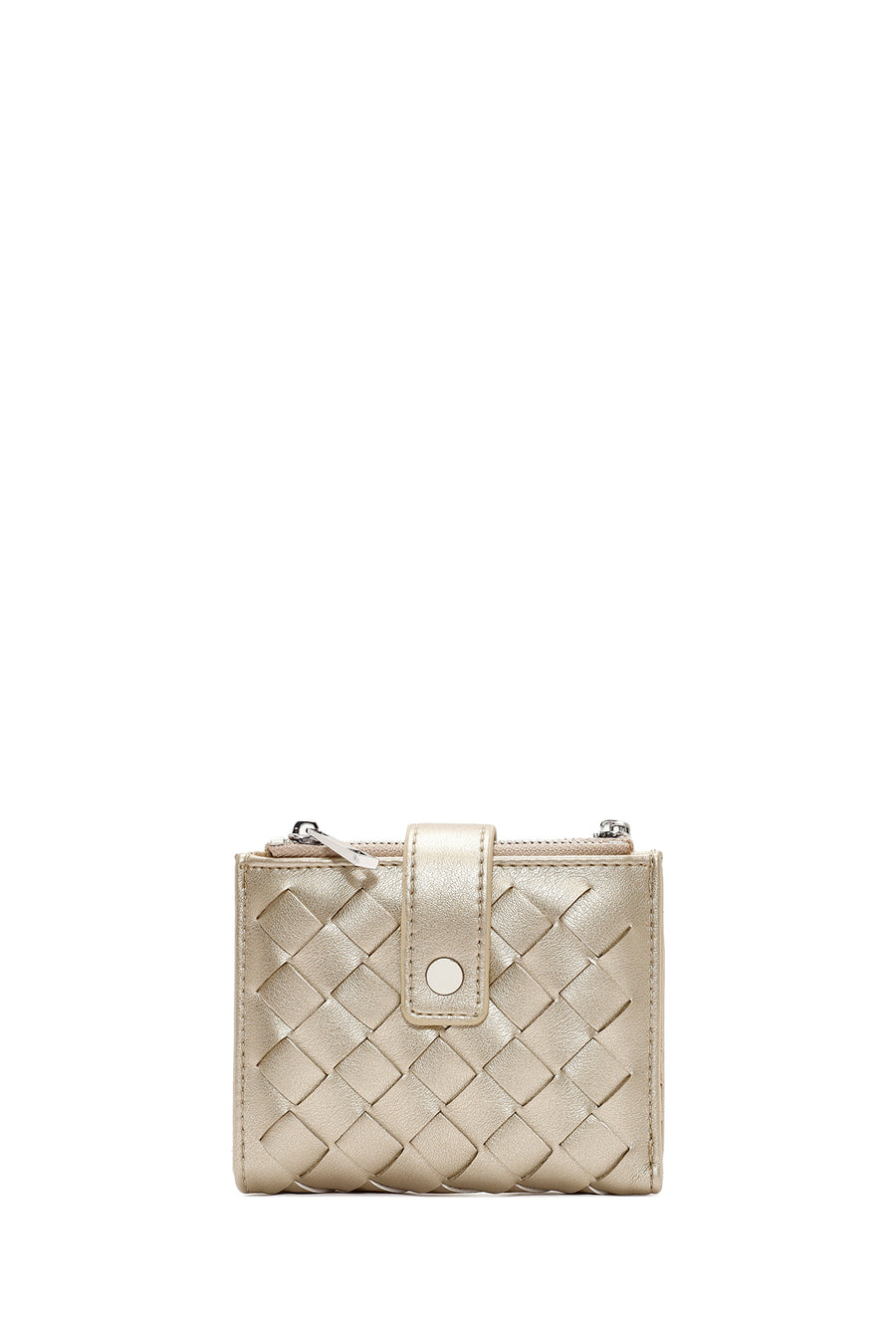 Women's Yellow Metallic Wallet 000A2D550332 | Derimod