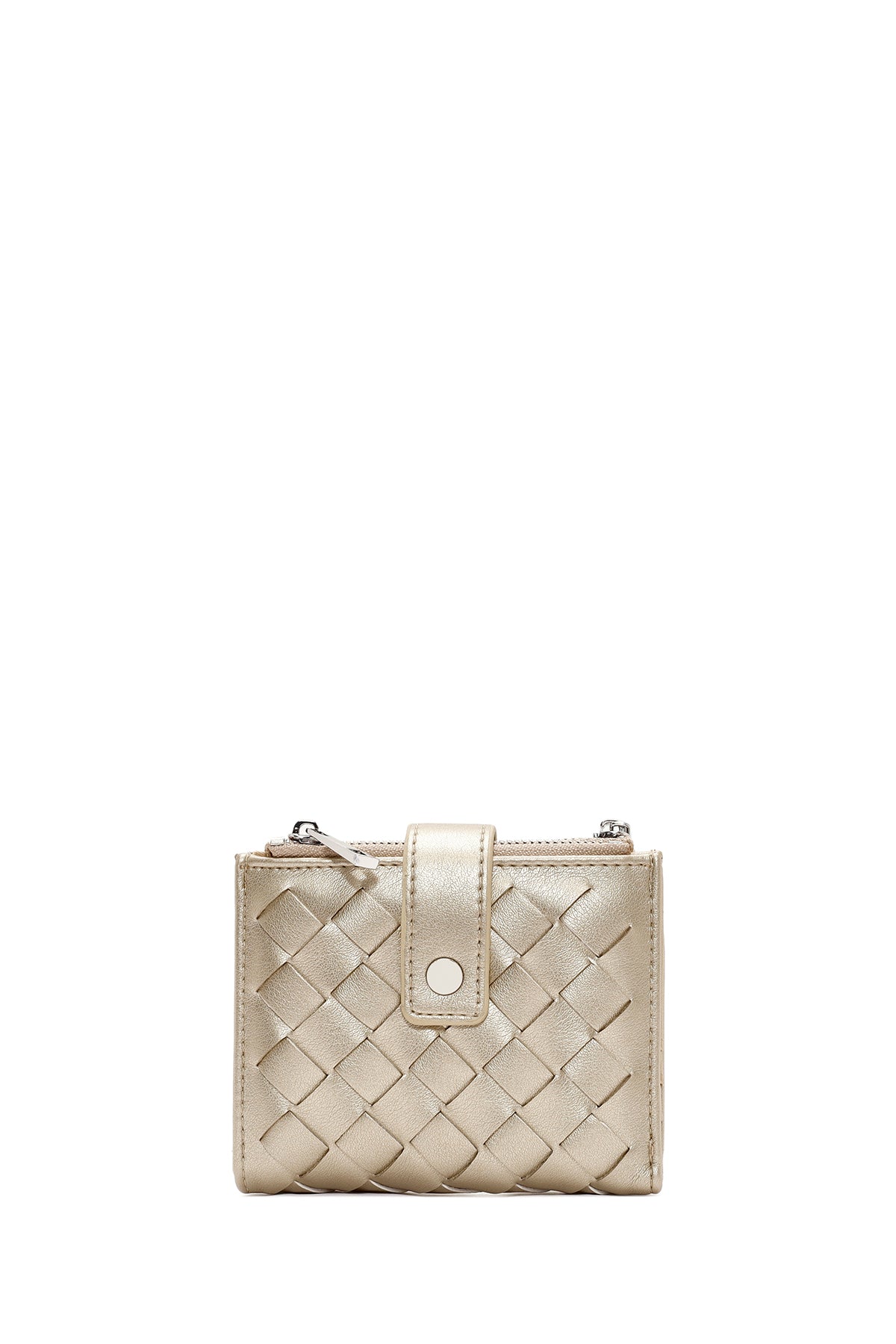 Kadın Sarı Metalik Cüzdan 000A2D550332 | Derimod