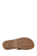 Women's Tan Casual Slippers | Derimod