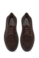 Men's Brown Lace-Up Suede Leather Casual Shoes | Derimod