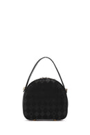 Women's Black Long Strap Printed Mini Handbag | Derimod
