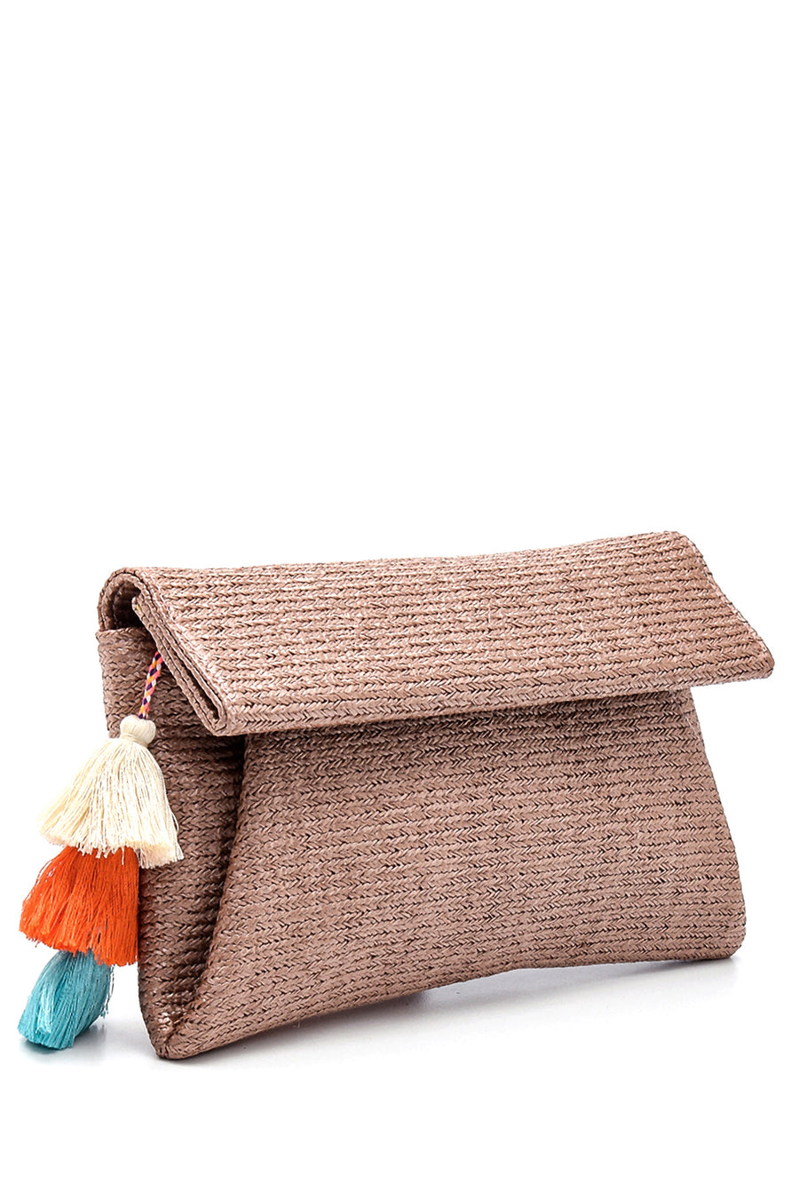 Women's Straw Portfolio Bag