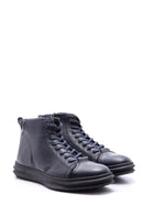 Men's Zipper Detailed Leather Boots | Derimod