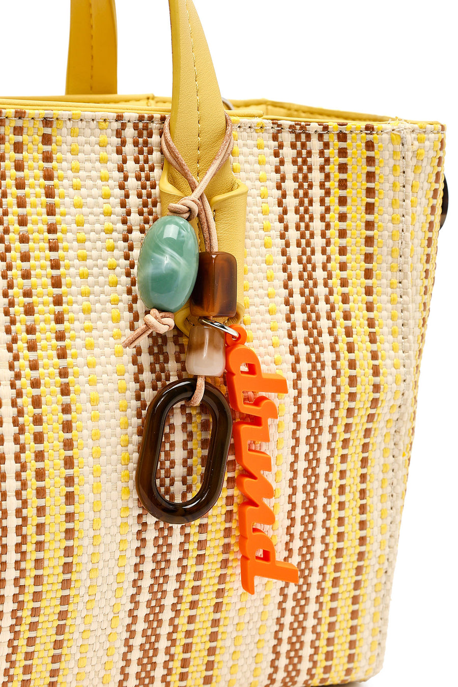 Woman Yellow Long Shoulder Bag