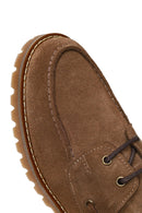 Woman Walnut Lace-Up Thick-Soled Suede Casual Shoes | Derimod