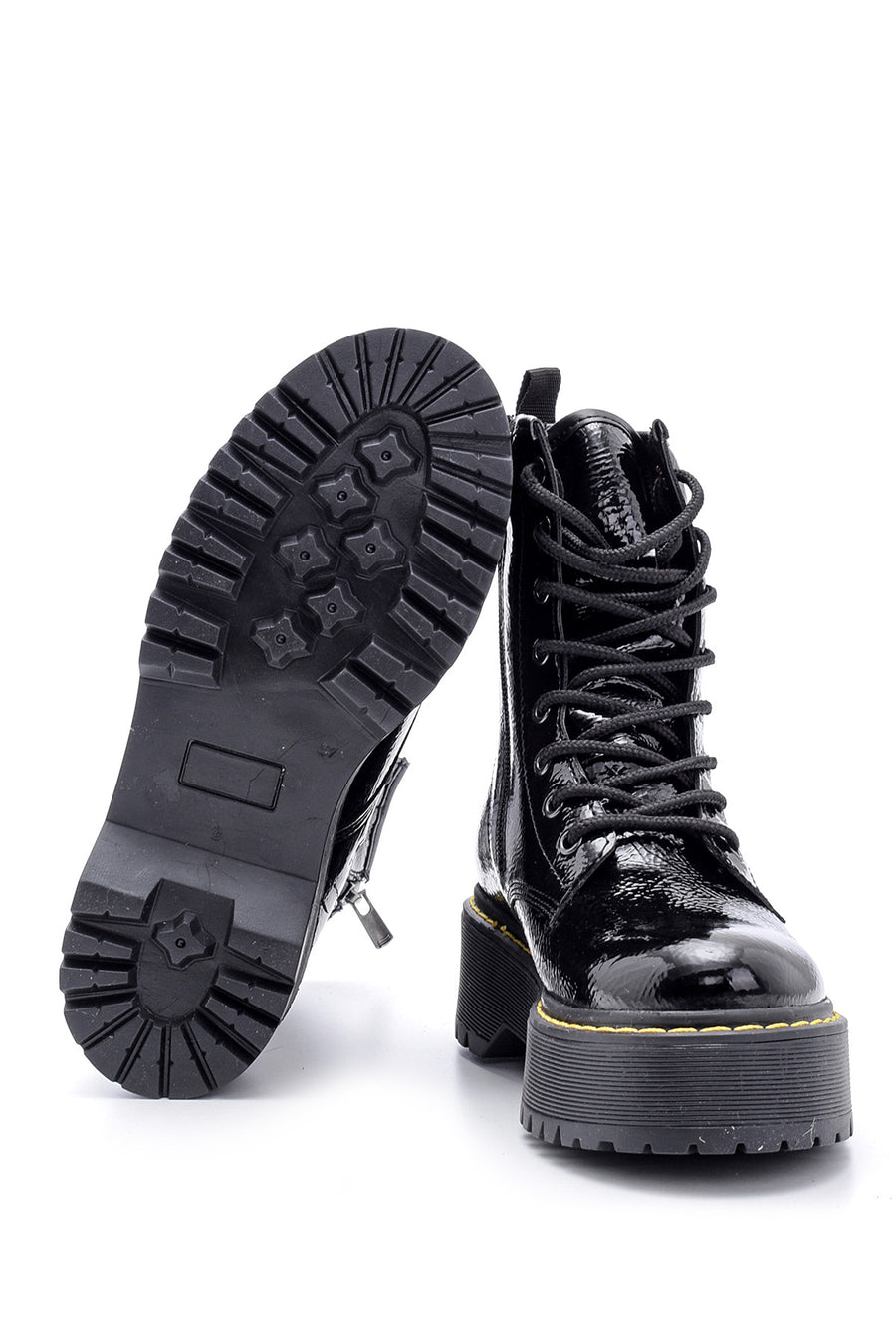 Women's Patent Leather Boots