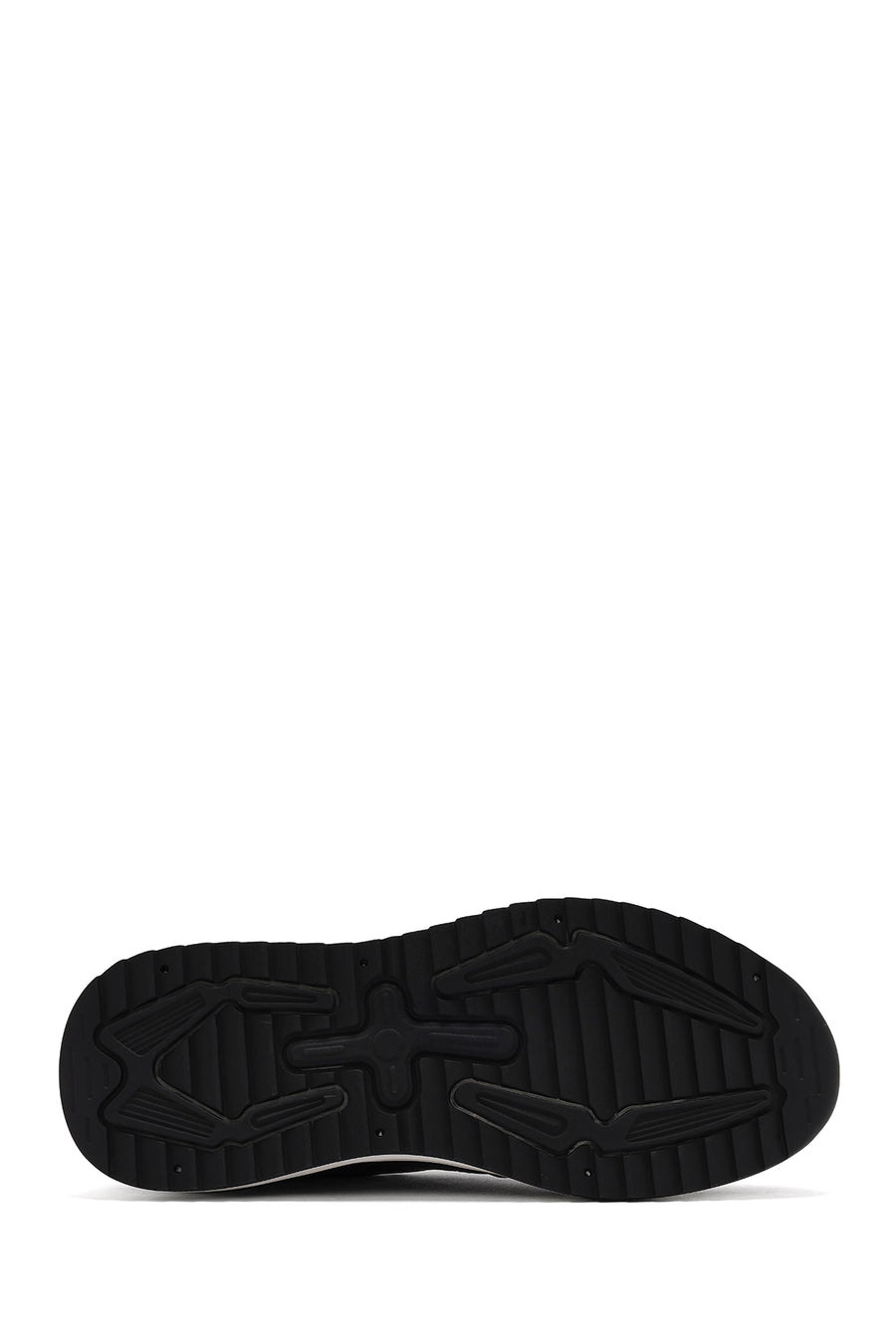 Men's Brown Lace-Up Leather Casual Sneakers