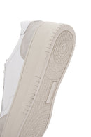 Men's White Leather Sneaker | Derimod