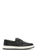 Men's Black Lace-up Leather Casual Shoes | Derimod