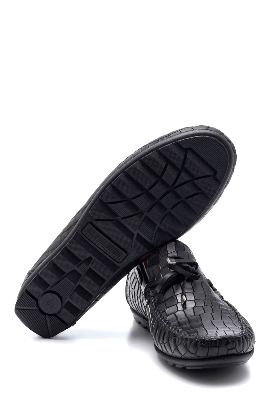 Men's Leather Crocodile Loafer