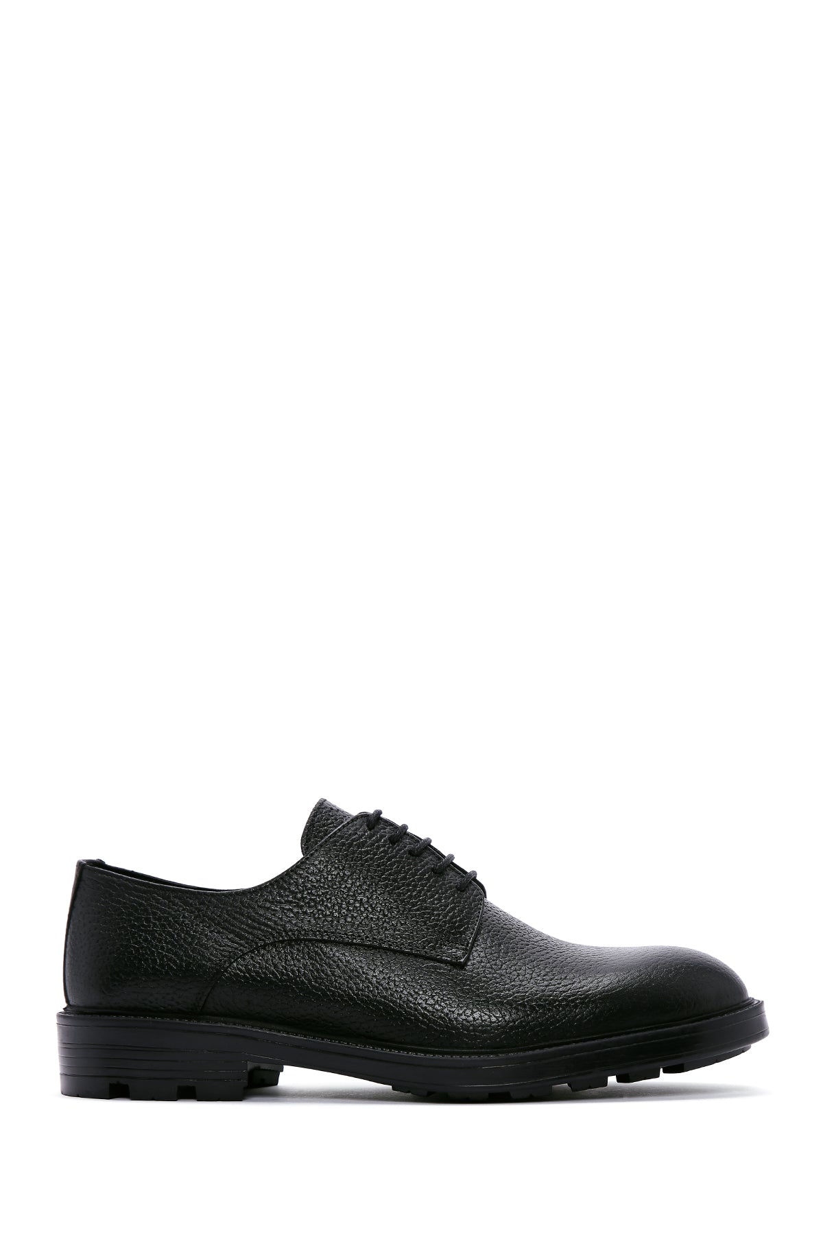 Men's Black Leather Casual Shoes 23WFD6974FT | Derimod