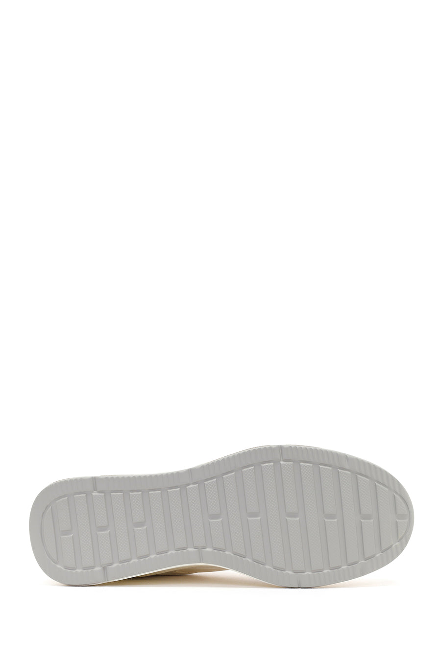 Woman White Side-Zip Lace-Up Thick-Sole Sneakers