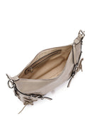 Women's Beige Metal Detailed Shoulder Bag | Derimod