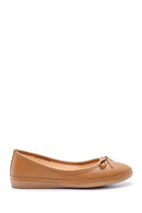 Women's Bow Leather Ballerinas | Derimod