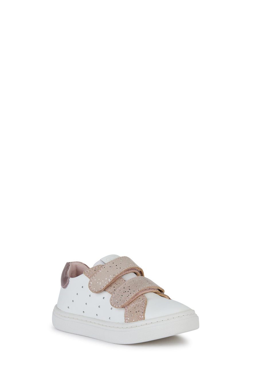 Geox Kız Bebek Beyaz Nashik Bantlı Deri Sneaker