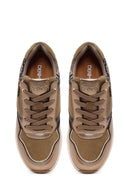 Kadın Vizon Bağcıklı Dolgu Topuklu Sneaker | Derimod