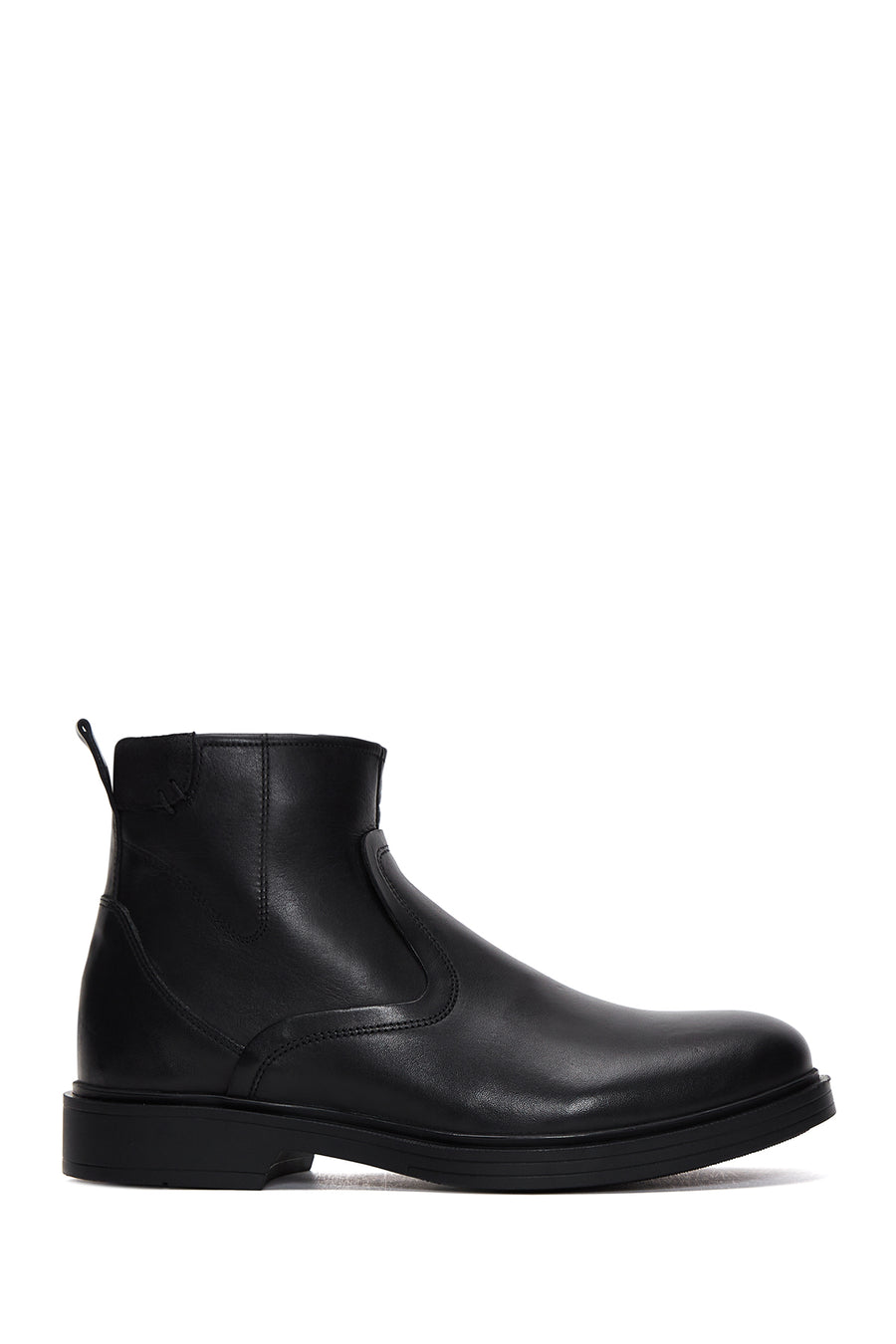 Men's Leather Zippered Casual Boots 22WFD680518 | Derimod