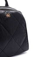 Women's Black Quilted Backpack | Derimod