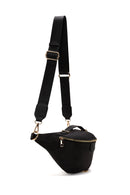 Women's Black Waist Bag | Derimod