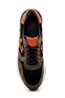 Men's Suede Leather Sneaker | Derimod