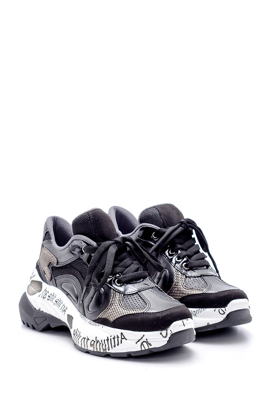 Women's Patterned Leather Sneaker
