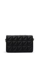 Women's Black Long Strap Quilted Crossbody Bag | Derimod