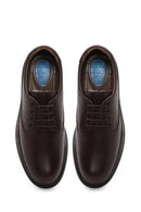 Male Brown Lace-up Leather Casual Shoes | Derimod