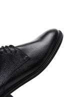 Men's Black Laced Leather Classic Shoes | Derimod