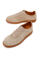 Male Beige Lace-up Suede Leather Sneaker | Derimod