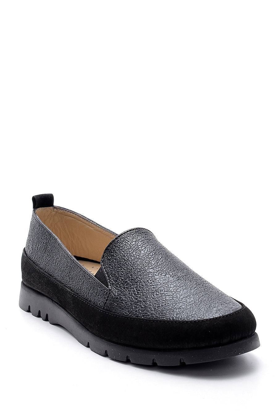 Women's Leather Glitter Loafer