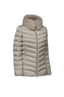 Geox Women's Beige Bettanie Fur Detailed Coat | Derimod