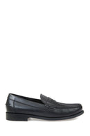 Geox Men's Black New Damon Leather Loafer | Derimod